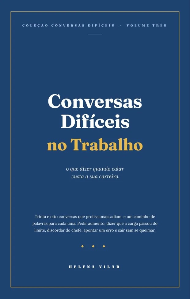 Capa de Conversas Difíceis no Trabalho